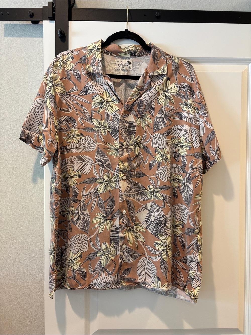Bonobos Floral Camp Shirt, size L long
